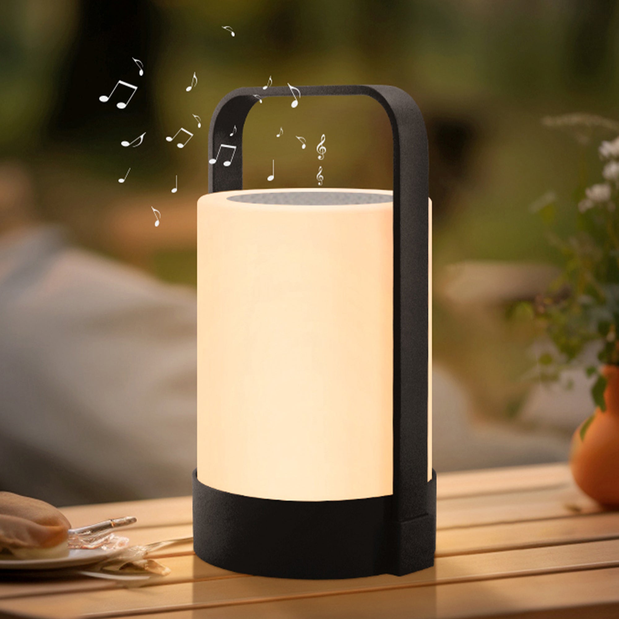 Red Deco Nina Play lampe enceinte bluetooth 22cm RGB