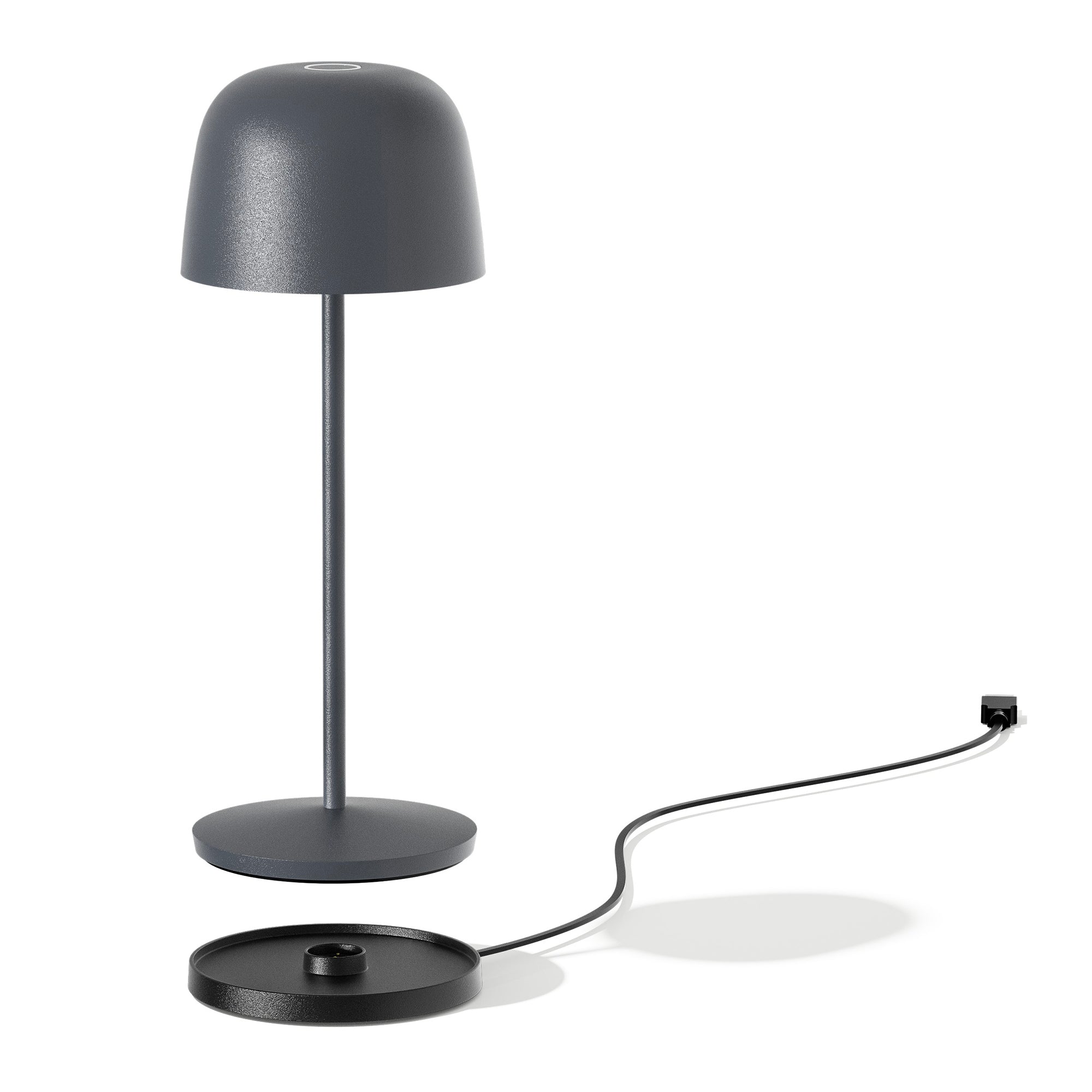 Red Deco Sophia Rock lampe de table sans fil acier gris H28cm