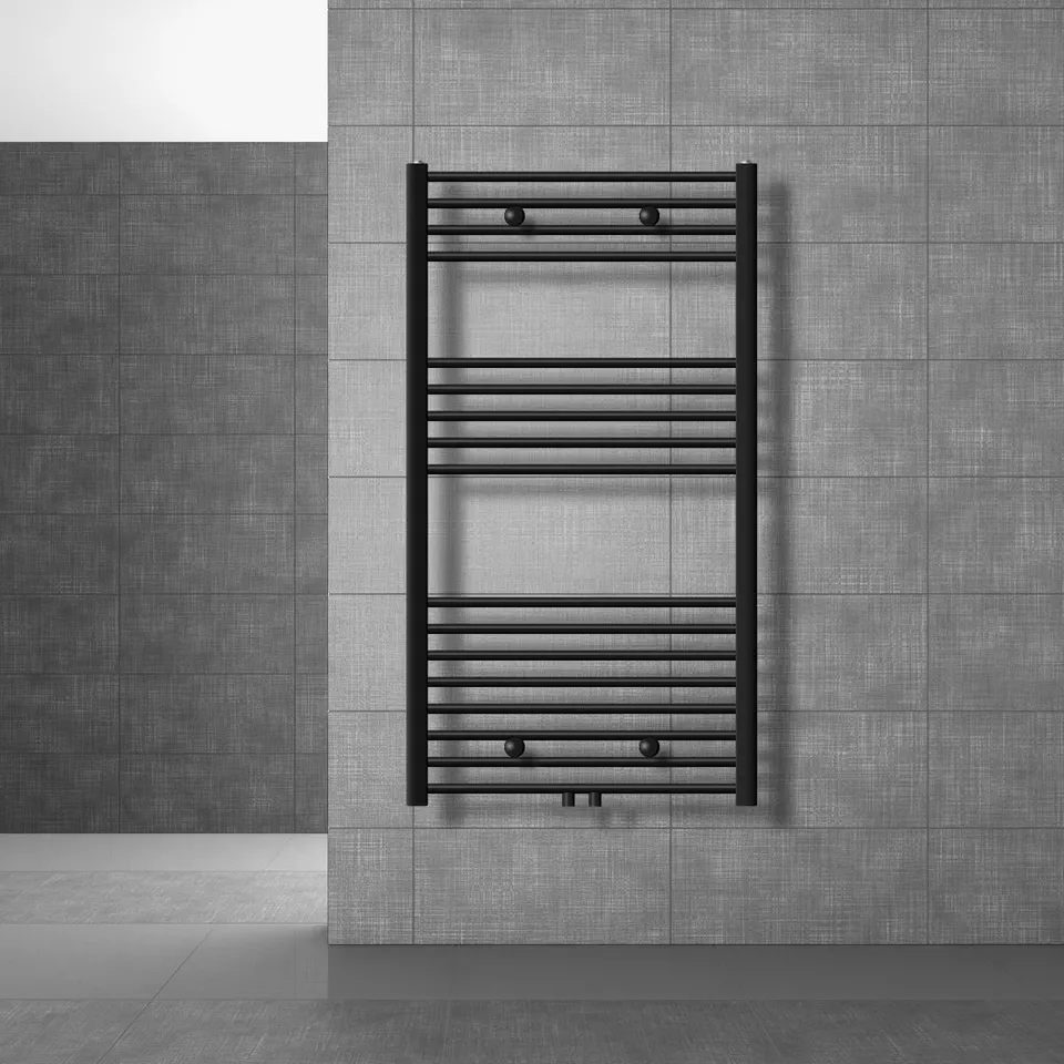 LuxeBath Sahara radiateur salle de bain noir mat 75x120 cm