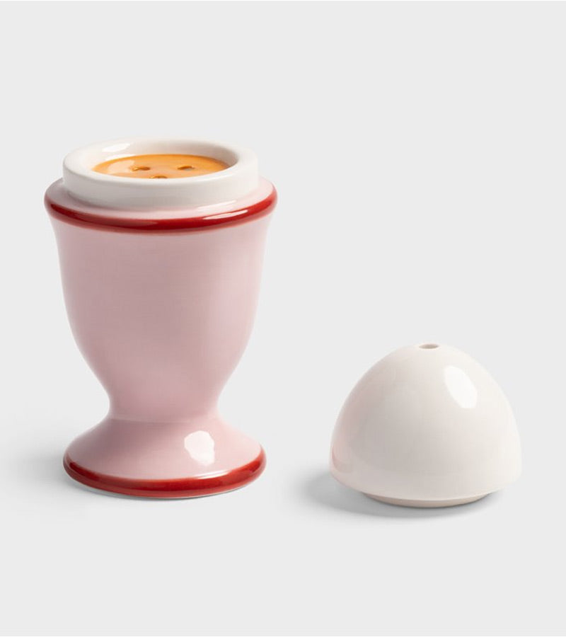 L'avant gardiste Vaisselle & Table Fun salière poivrière oeuf coque jaune