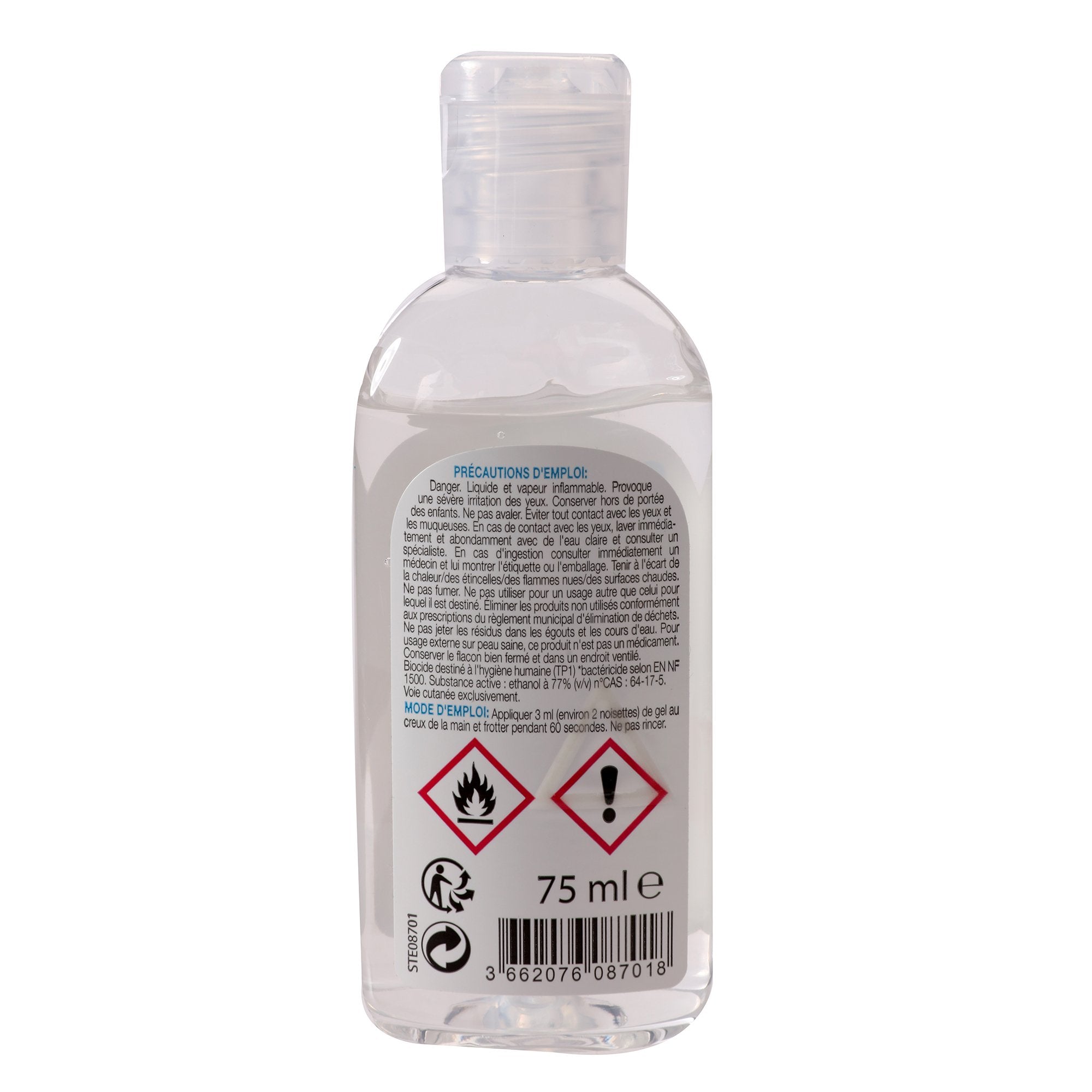 Stokomani gel désinfectant mains flacon voyage biocides