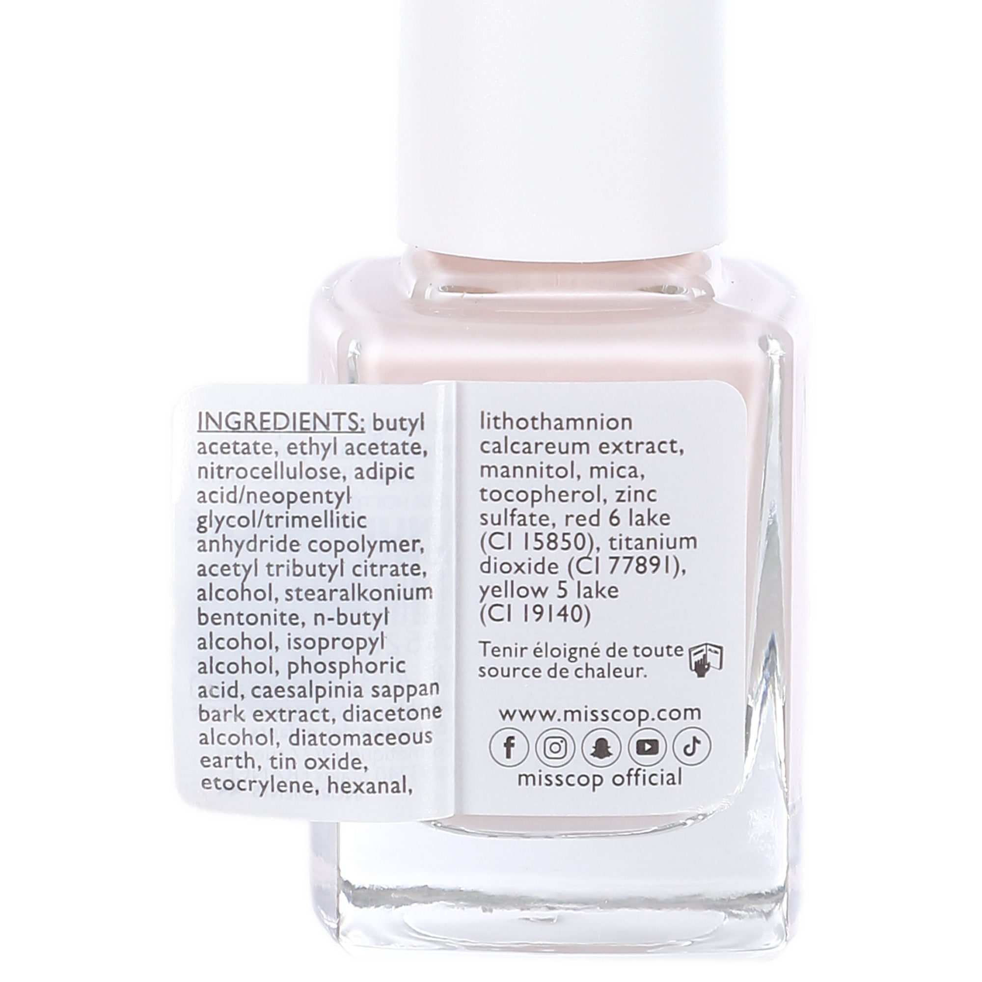 Miss Cop Vernis à ongle nude nacré