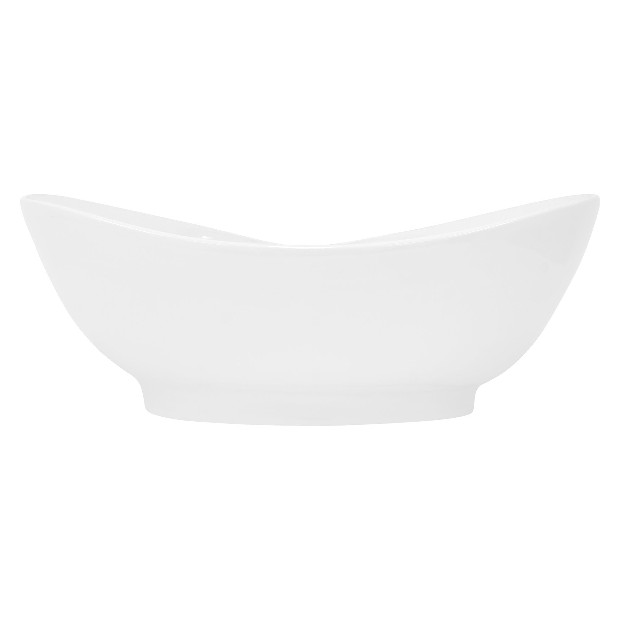ECD Germany Sanitär LuxeBath vasque céramique blanche 59 cm + bonde