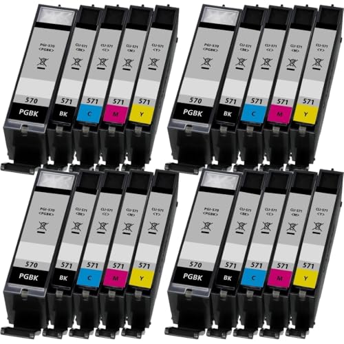 Shop-Story High-Tech 570/571XL cartouche encre compatible Canon lot 20