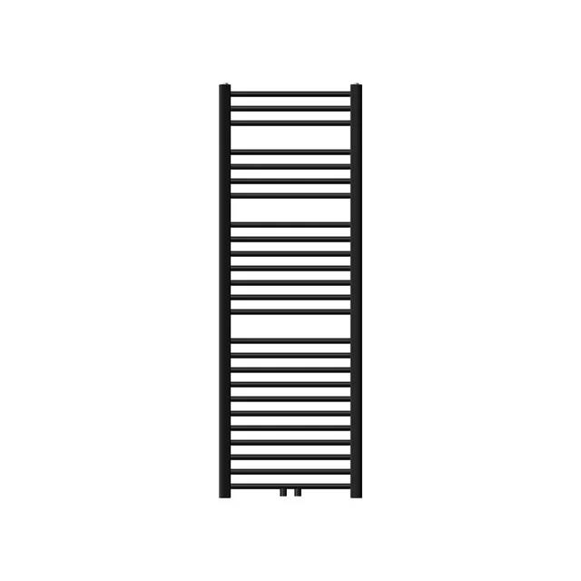 ECD Germany Heizungen sèche-serviettes noir mat 500x1500 mm courbe