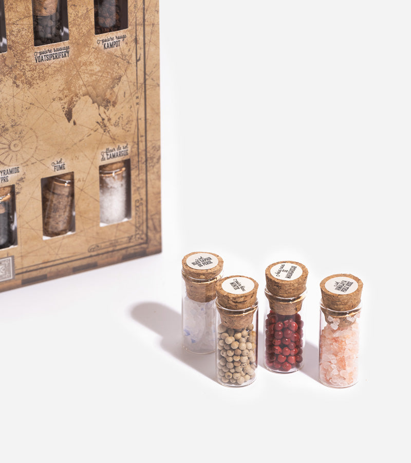 L'avant gardiste Coffret poivres baies sels cuisine