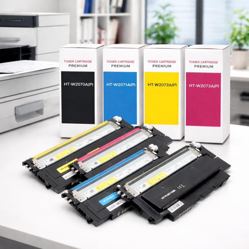 Shop-Story Pack 4 Toners HP 117A W2070A Laser Couleur