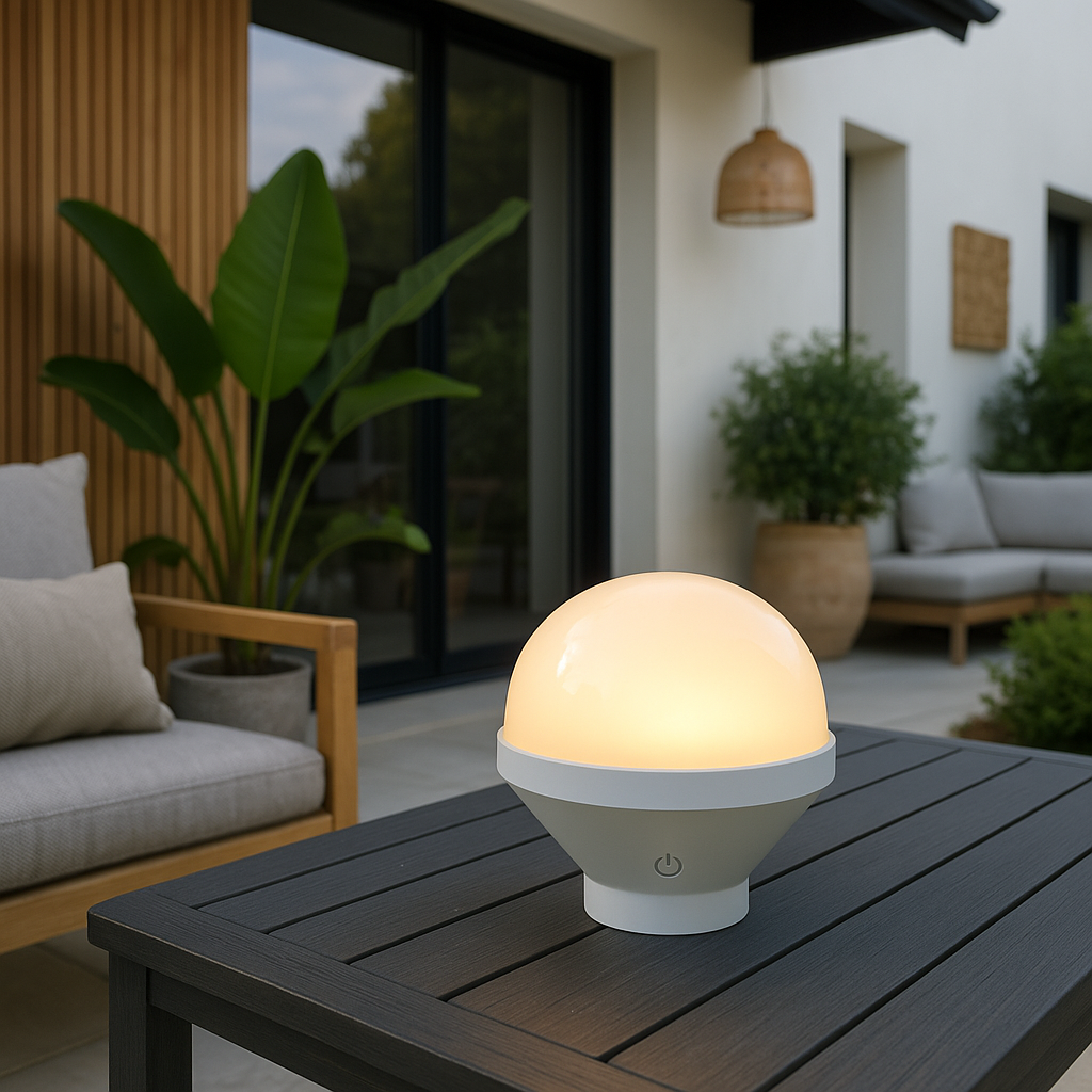 Red Deco Lys ampoule LED rechargeable 900lm télécommande