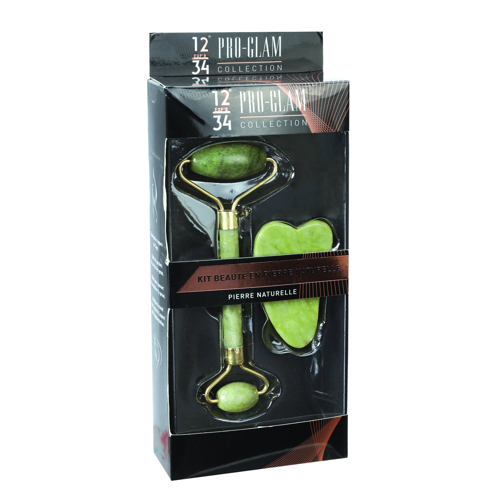 Stokomani Beauté coffret rouleau massage + gua sha visage
