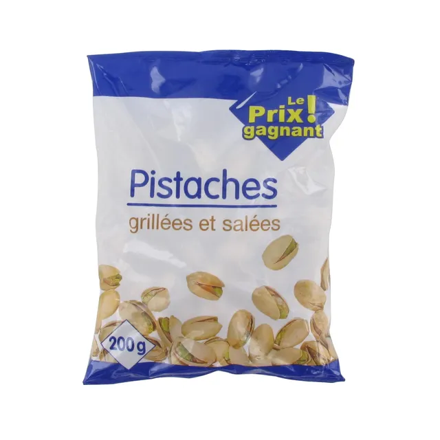 Leader Price Produits apéritifs Pistaches grillées salées 200g