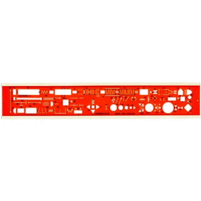 Safe Tool Symboles hydropneumatiques N38 pochoir bureau