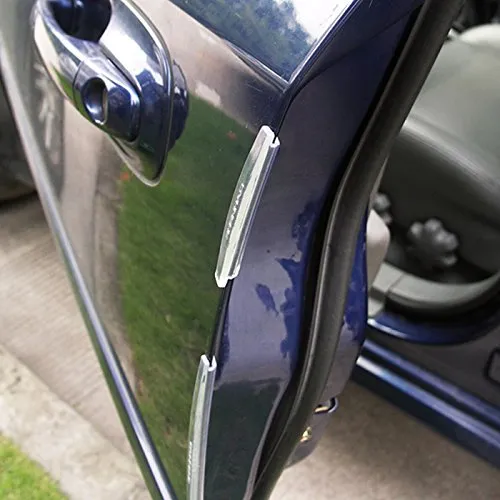 Shop-Story Bricolage Auto Lot 8 Protections Portières Voiture ABS Noir