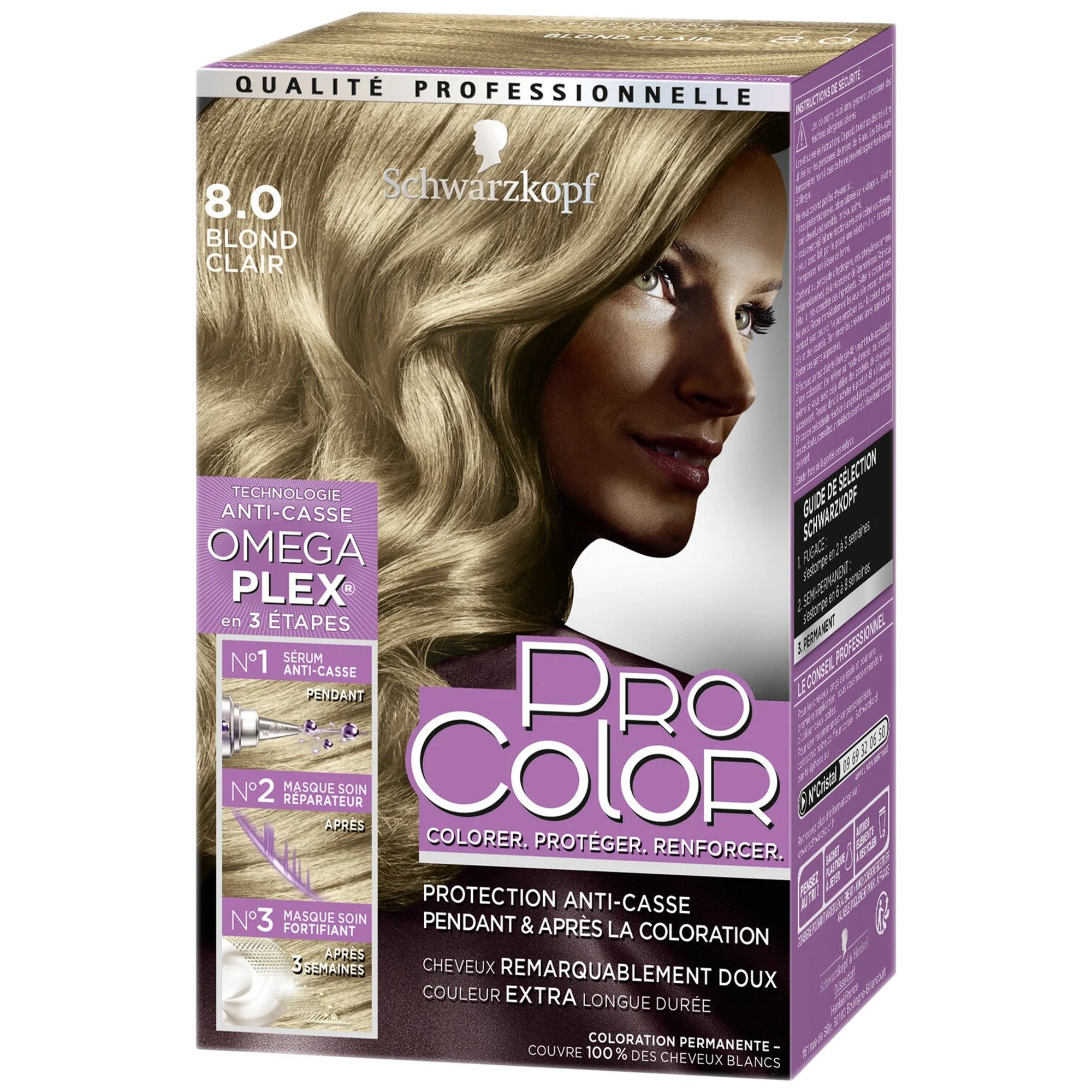 Pro Color 8.0 coloration permanente nude blonde