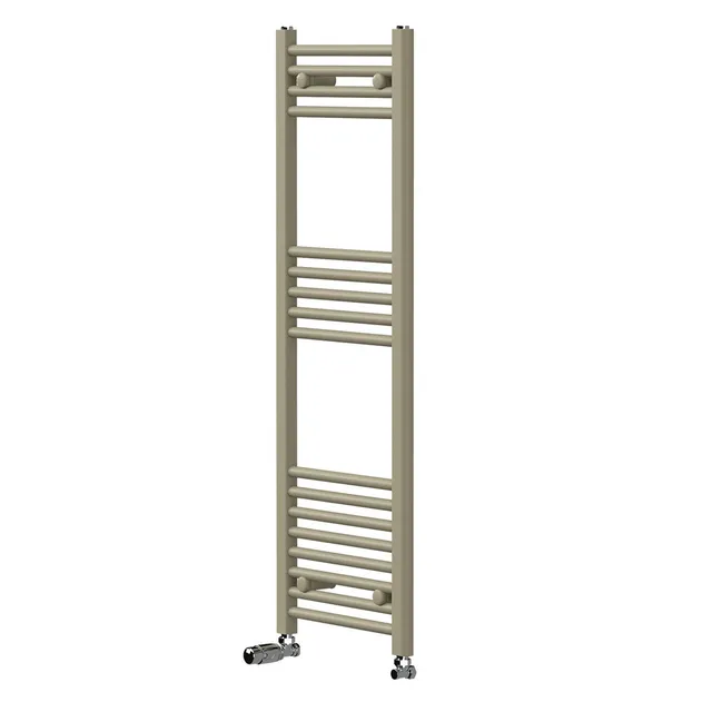 ECD Germany Sahara 400x1200 sèche-serviettes beige acier thermostat