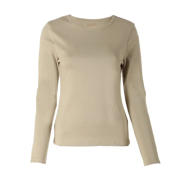 Stokomani Mode Tee-shirt manche longue col rond Vert M