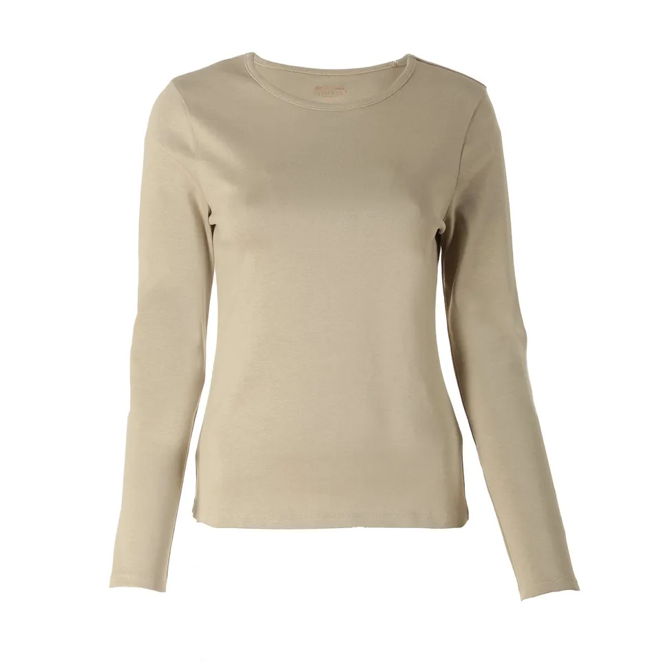 Stokomani Mode Tee-shirt manche longue col rond Vert M