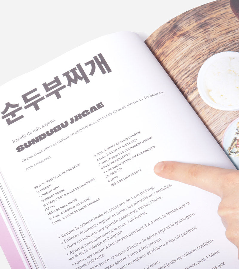 L'avant gardiste Livres & Papeterie Korea Cantina livre cuisine coréenne