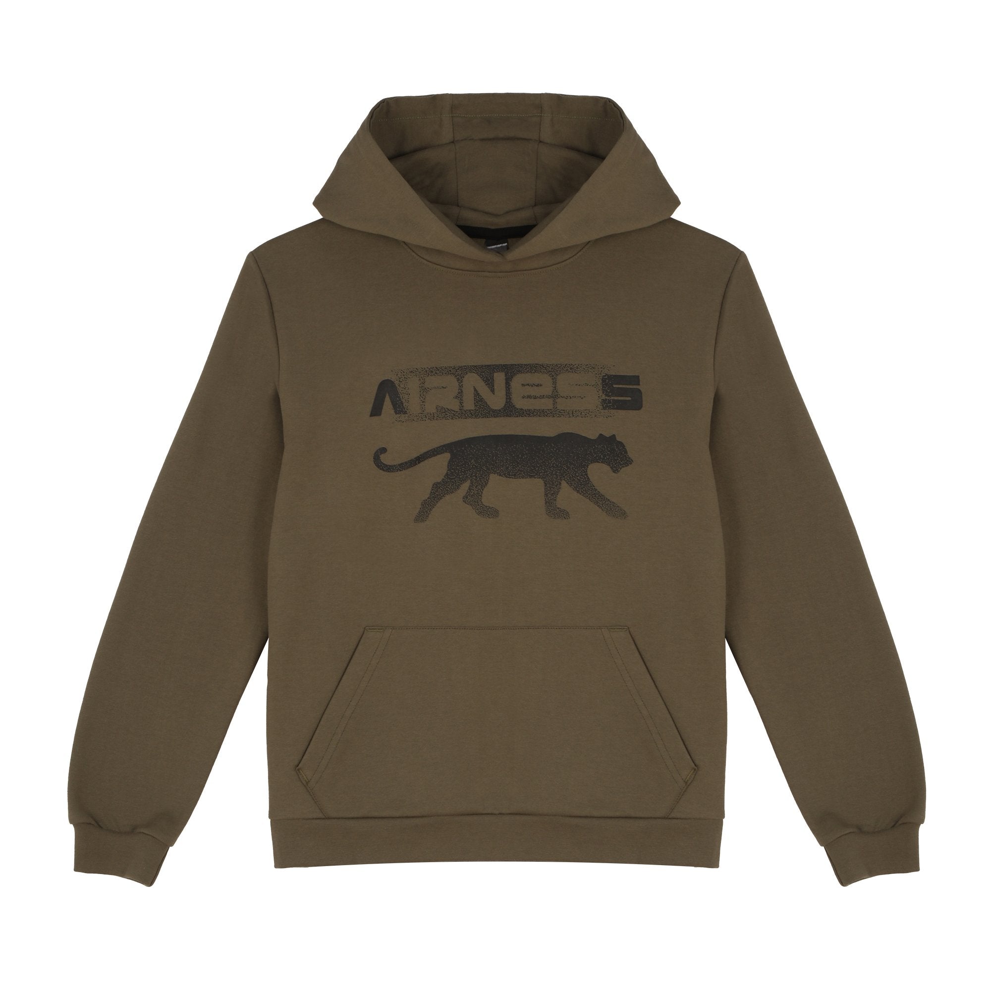 Airness sweat à capuche enfant kaki 14A capuche doublée