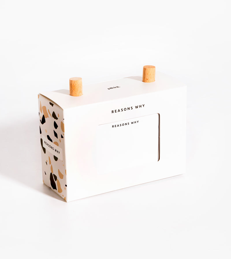 L'avant gardiste Scroll Box boîte bois 101 raisons couple