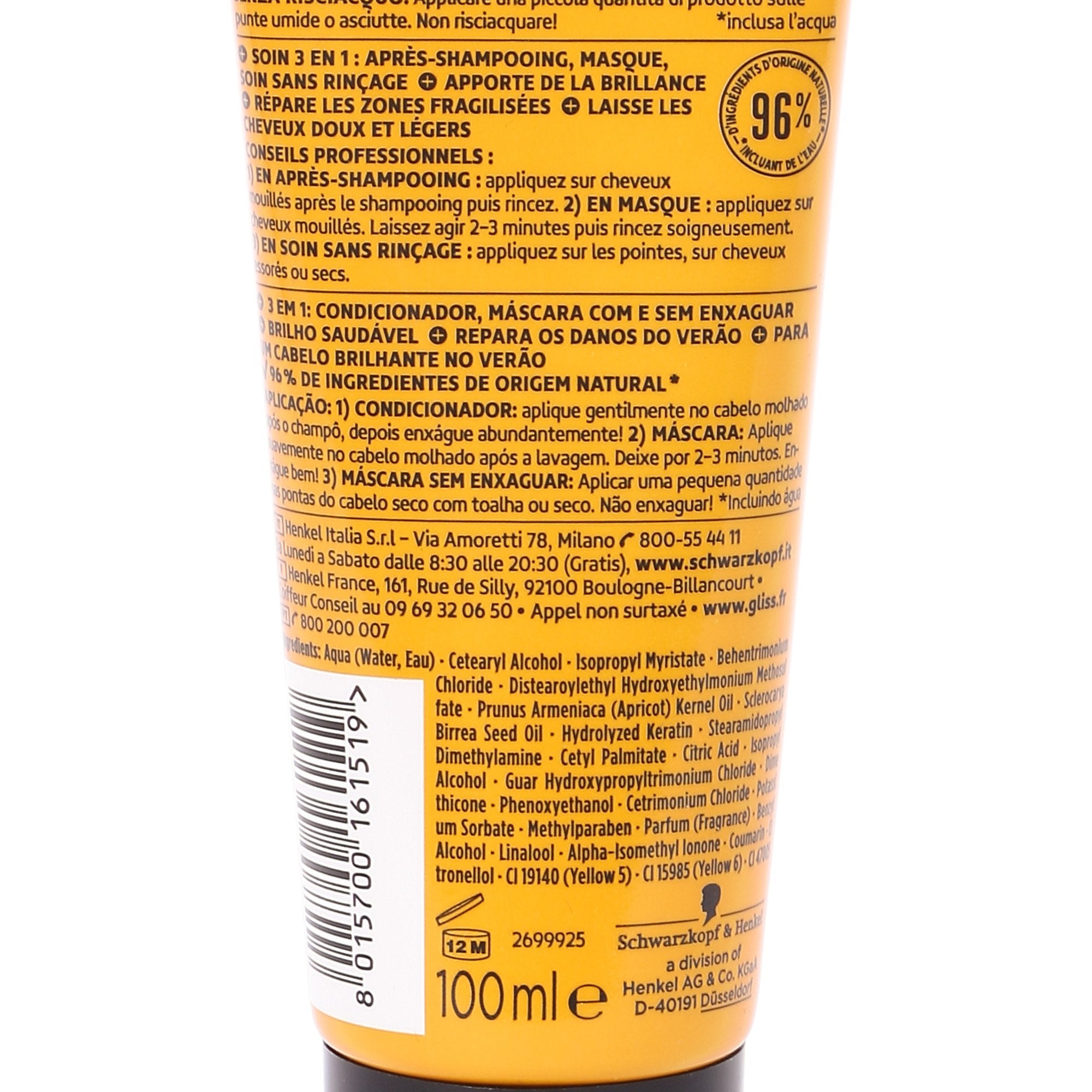 Stokomani Summer Repair soin sans rinçage abricot cheveux