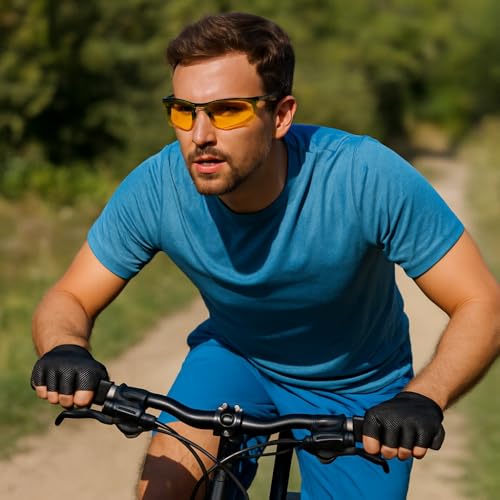 Shop-Story Juyar Lunettes soleil sport verres jaunes cat.2