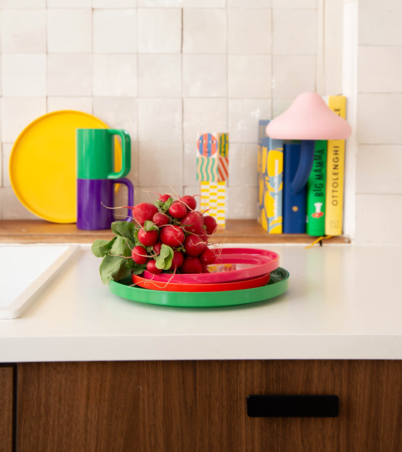 L'avant gardiste Vaisselle Max Heller Set 6 assiettes 19 cm rainbow