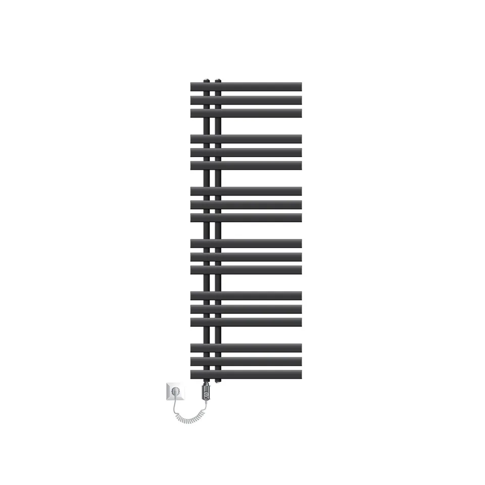 ECD Germany Iron EM radiateur salle de bain anthracite 500x1400 1200W