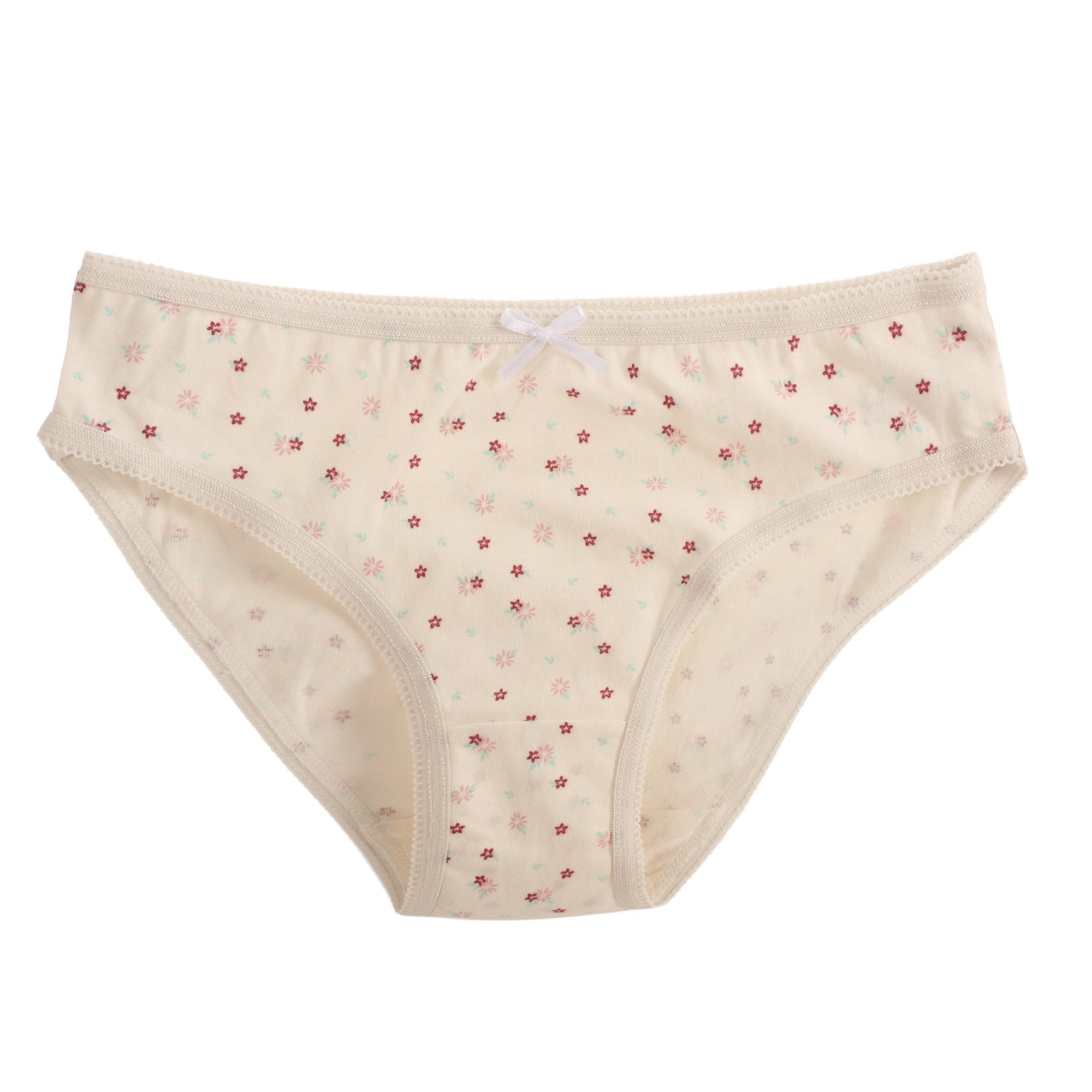 Lili Marelle lot 5 culottes coton rouge fille 10/12A