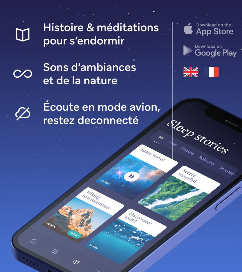 Hoomband bandeau sommeil Bluetooth relaxation nuit