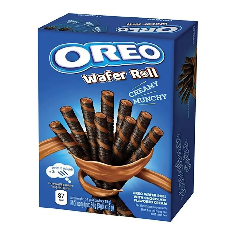 Stokomani Épicerie Wafer roll au chocolat gaufrette fourrée