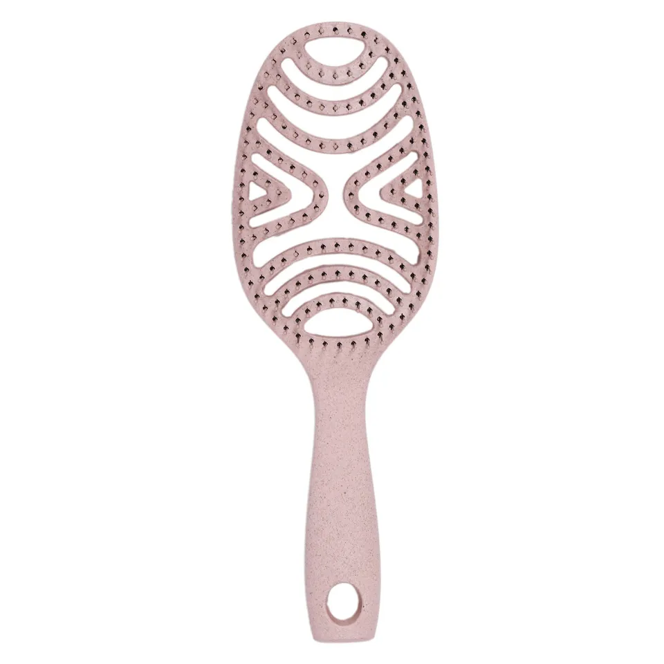 Stokomani Beauté brosse cheveux rose pâle démêlante