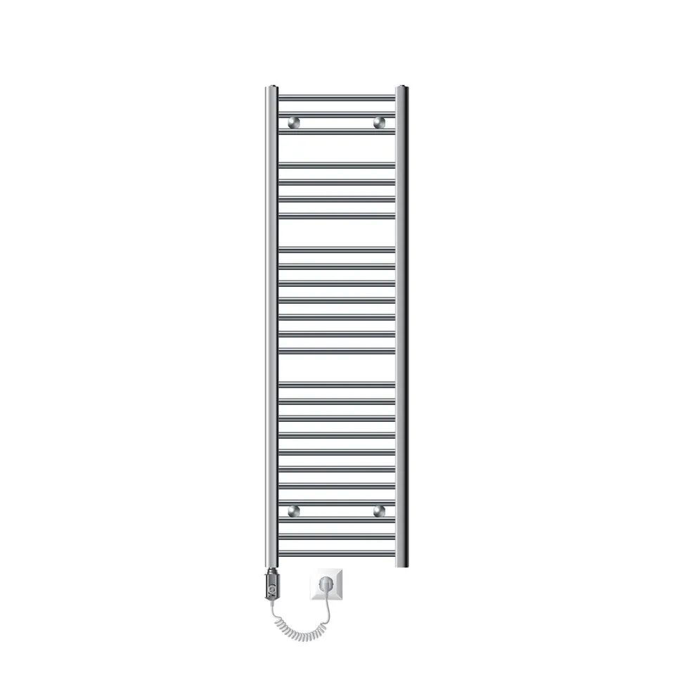 ECD Germany Heizungen sèche-serviettes électrique chrome 400x1500 mm 1200W