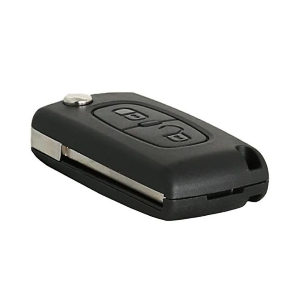 Shop-Story coque clé rabattable 2 boutons Peugeot Citroën