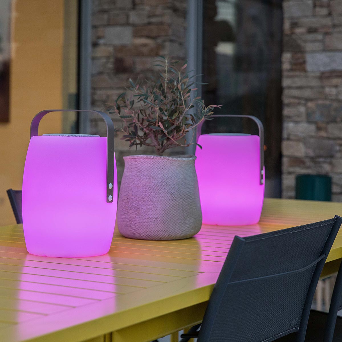 Red Deco LUCY PLAY lampe enceinte bluetooth multicolore H31cm