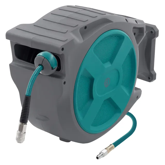 ECD Germany Werkstatt & Werkzeuge enrouleur tuyau air 30 m automatique