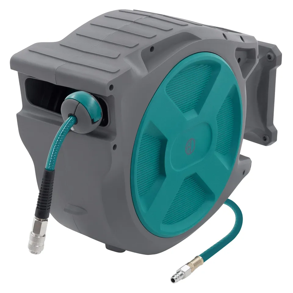 ECD Germany Werkstatt & Werkzeuge enrouleur tuyau air 30 m automatique