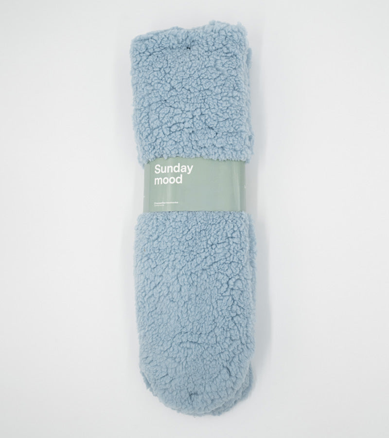 L'avant gardiste chaussettes cocooning moumoute gris