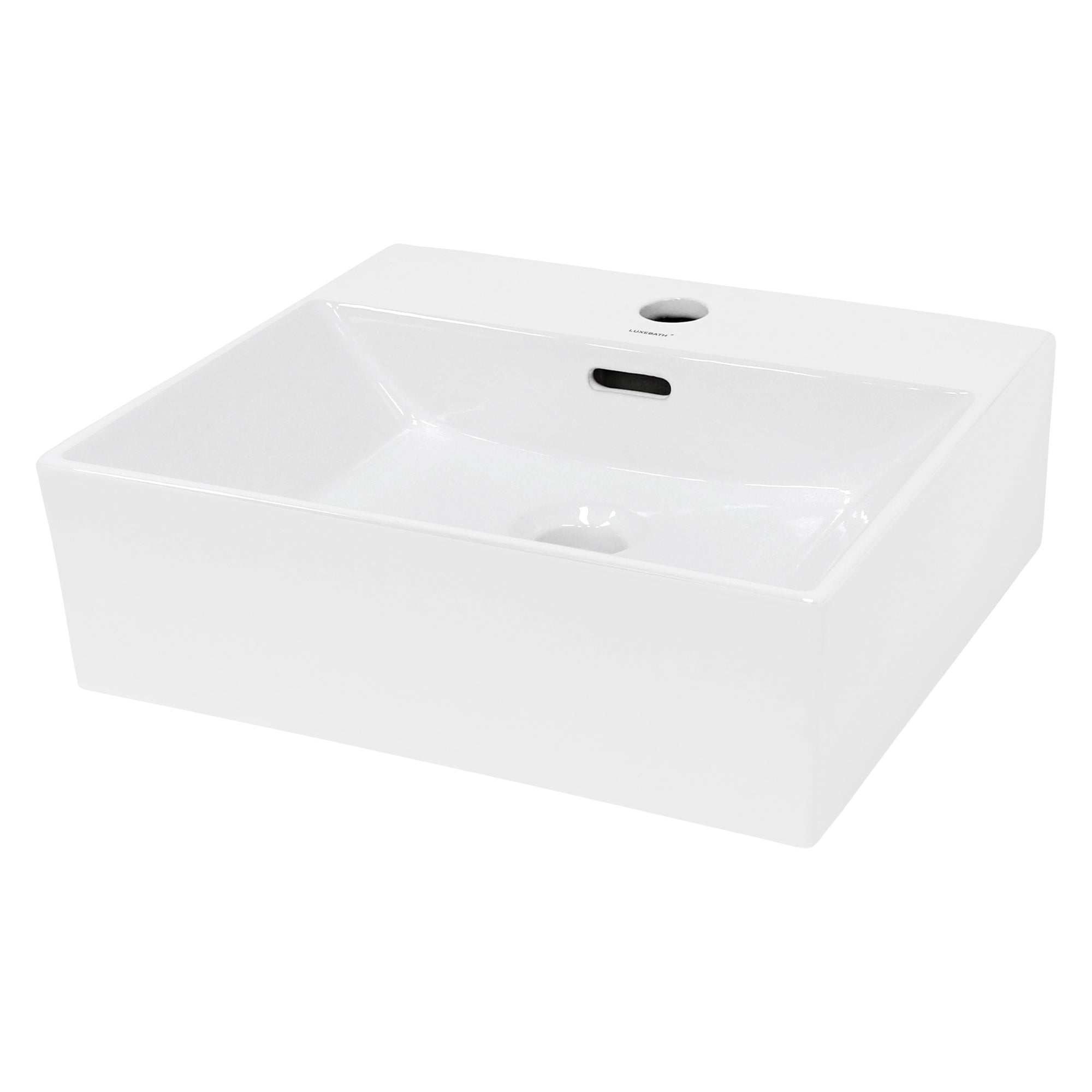 ECD Germany Sanitär lavabo 41,5 cm blanc robinet douchette