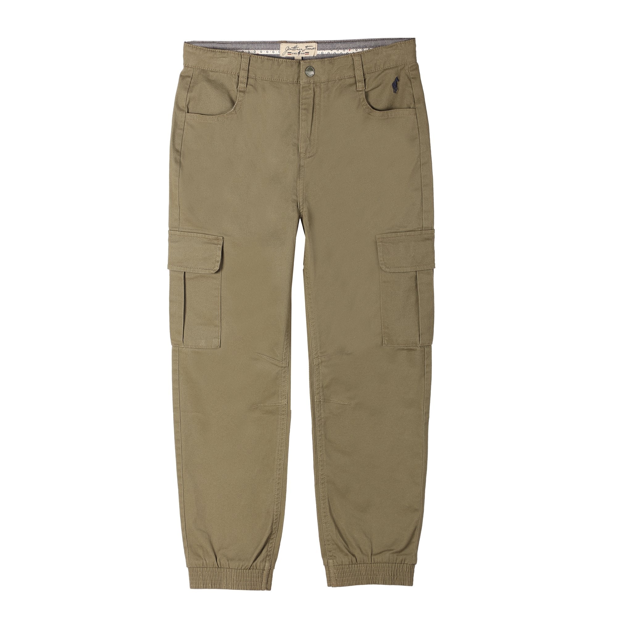 Stokomani Mode Pantalon cargo kaki pantalon enfant