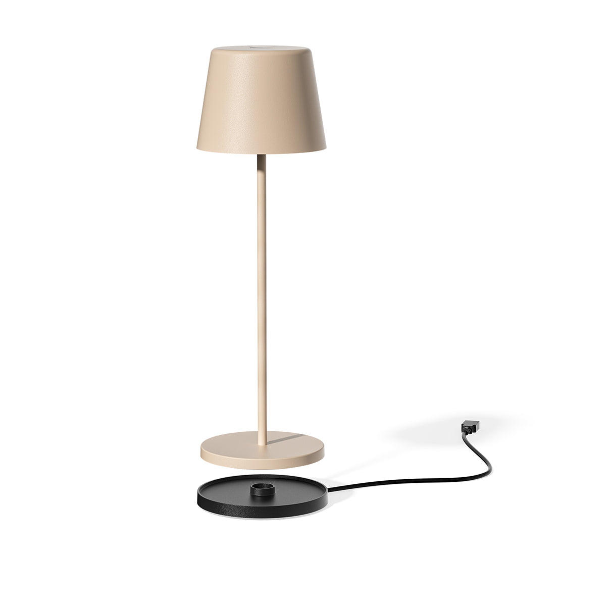 Red Deco Kelly Sand lampe de table sans fil beige H38cm dimmable