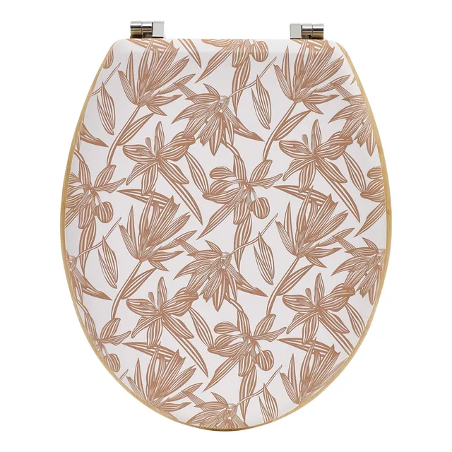 Stokomani Maison abattant WC motif fleur lunette toilette