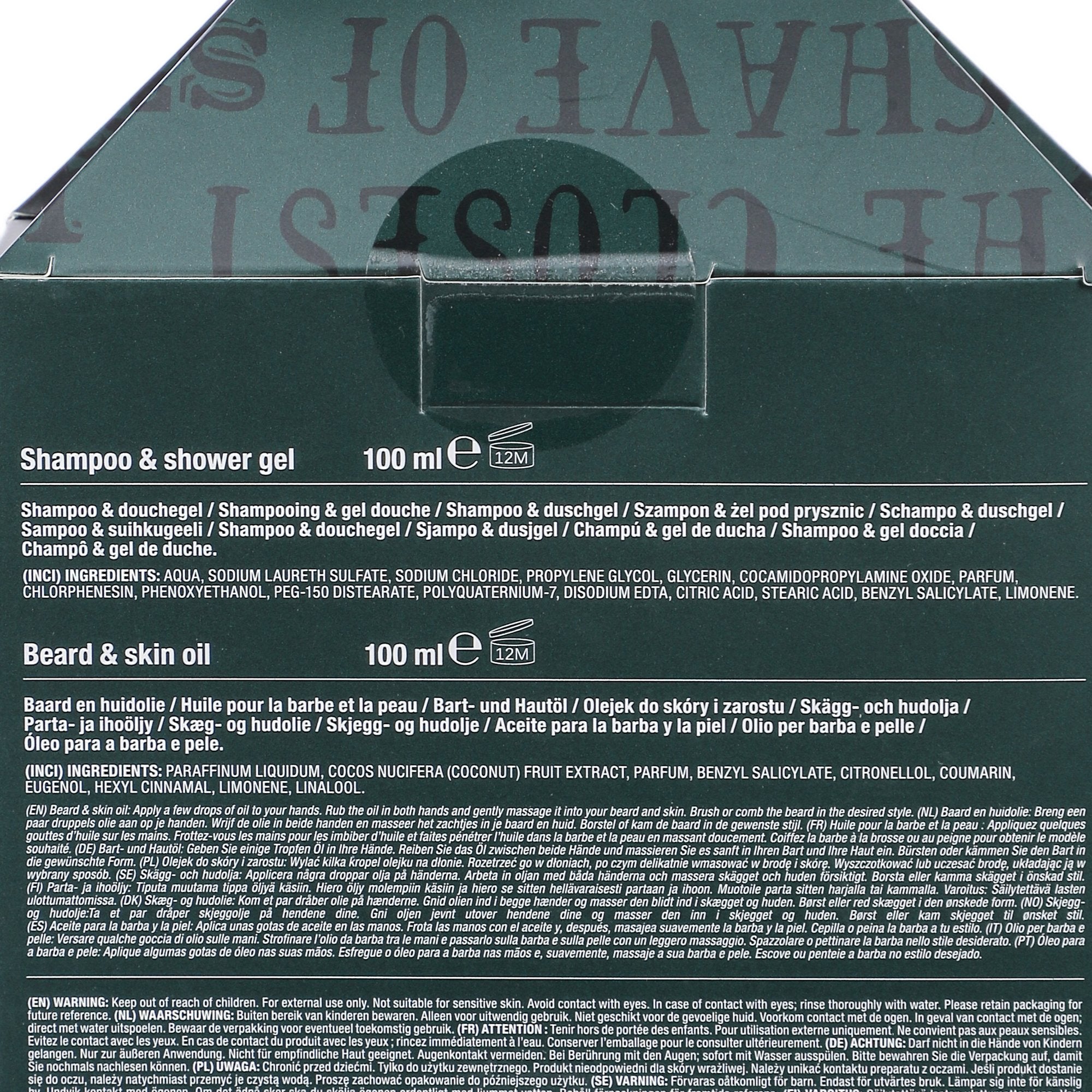 Stokomani Beauté Coffret shampoing gel douche + huile barbe