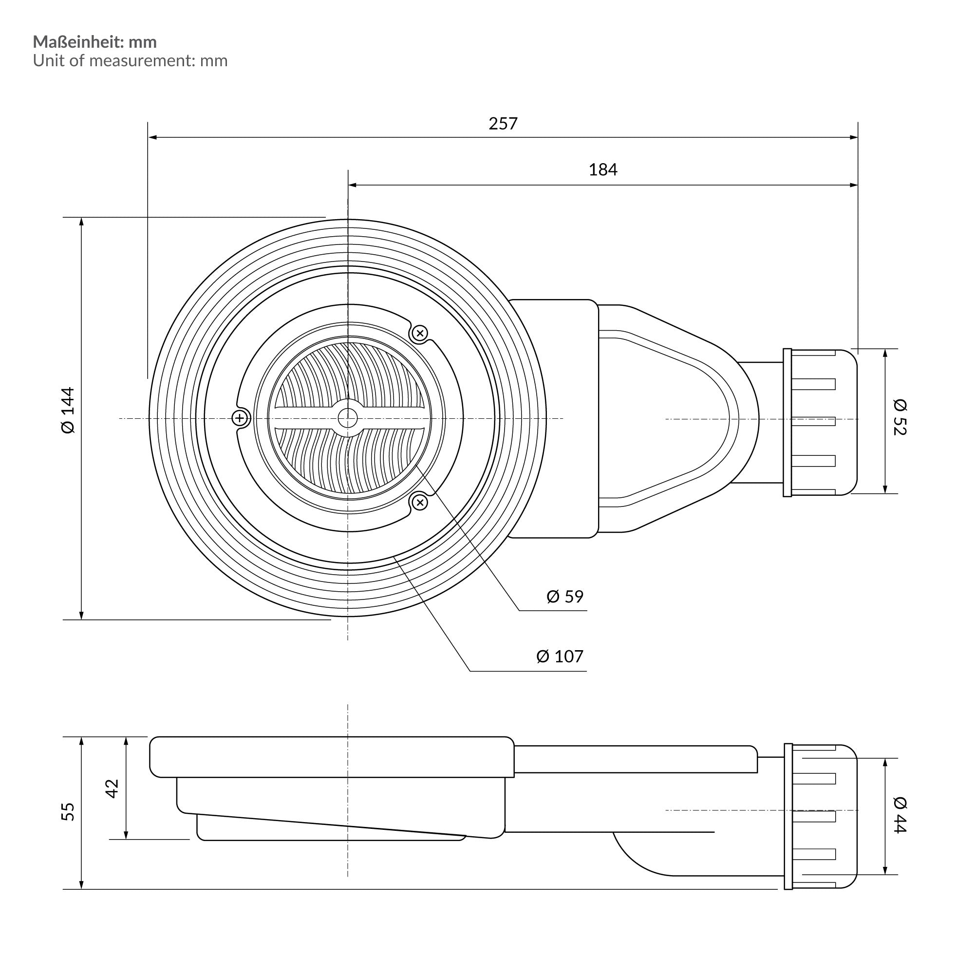 ECD Sanitär LuxeBath Receveur 100x70cm Noir Extra-plat
