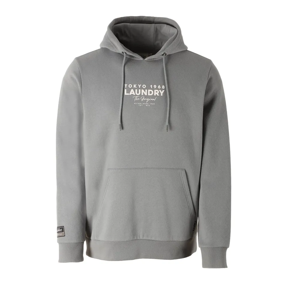 Sweat à capuche gris homme coton taille S à XXL