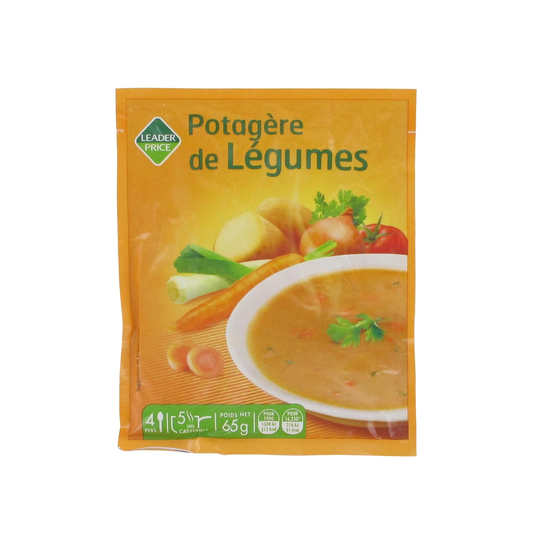 Leader Price Potagère de légumes 65g