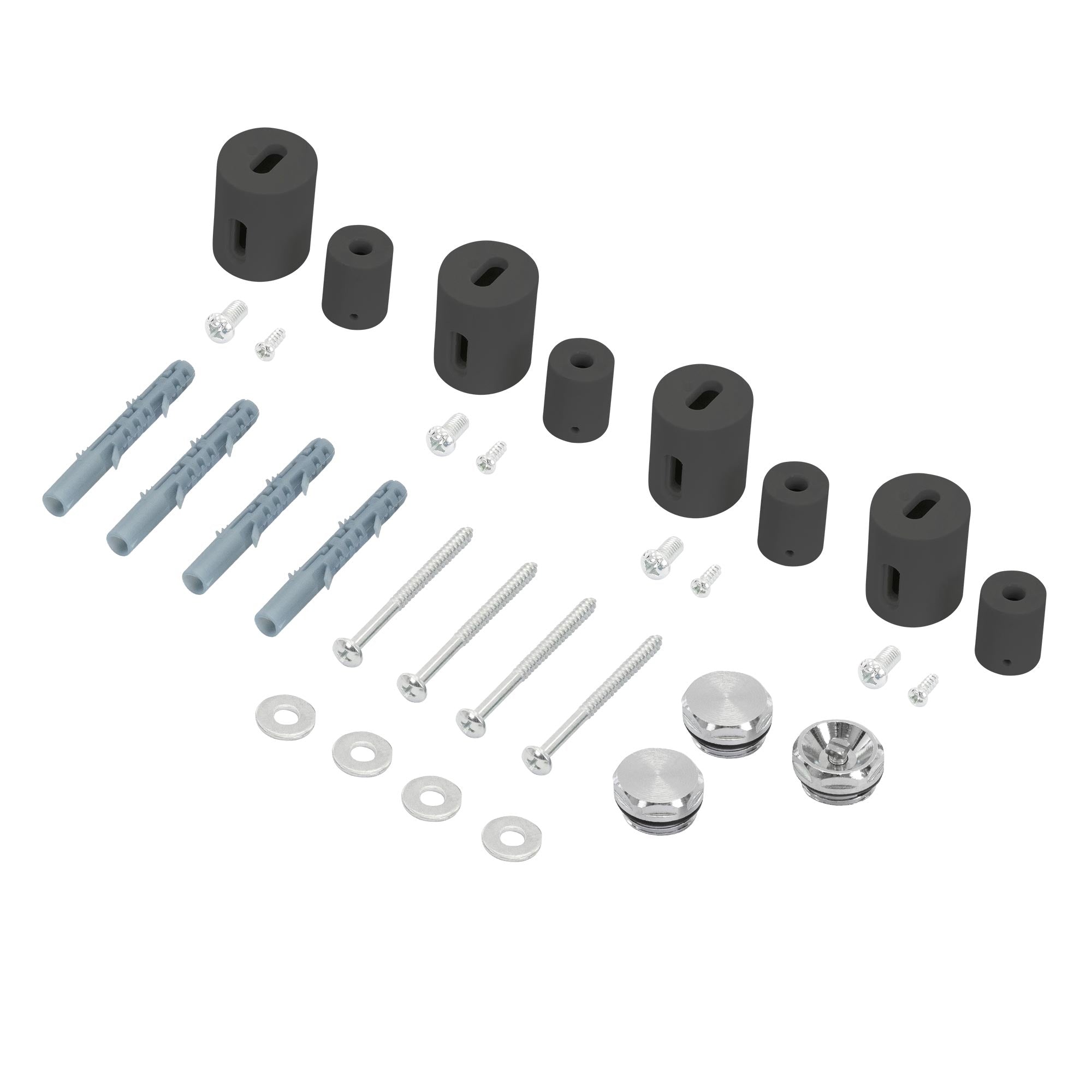 ECD Germany sèche-serviettes électrique 500x1200 anthracite 900W