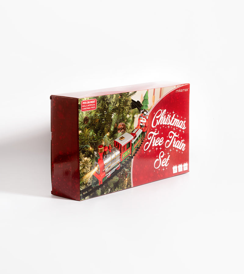 L'avant gardiste train de Noël pour sapin lumineux sonore