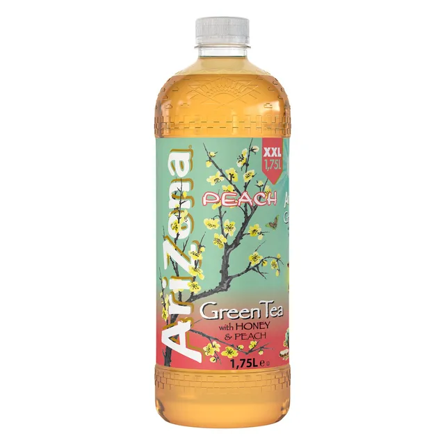Arizona thé glacé pêche miel bouteille 1,75 L