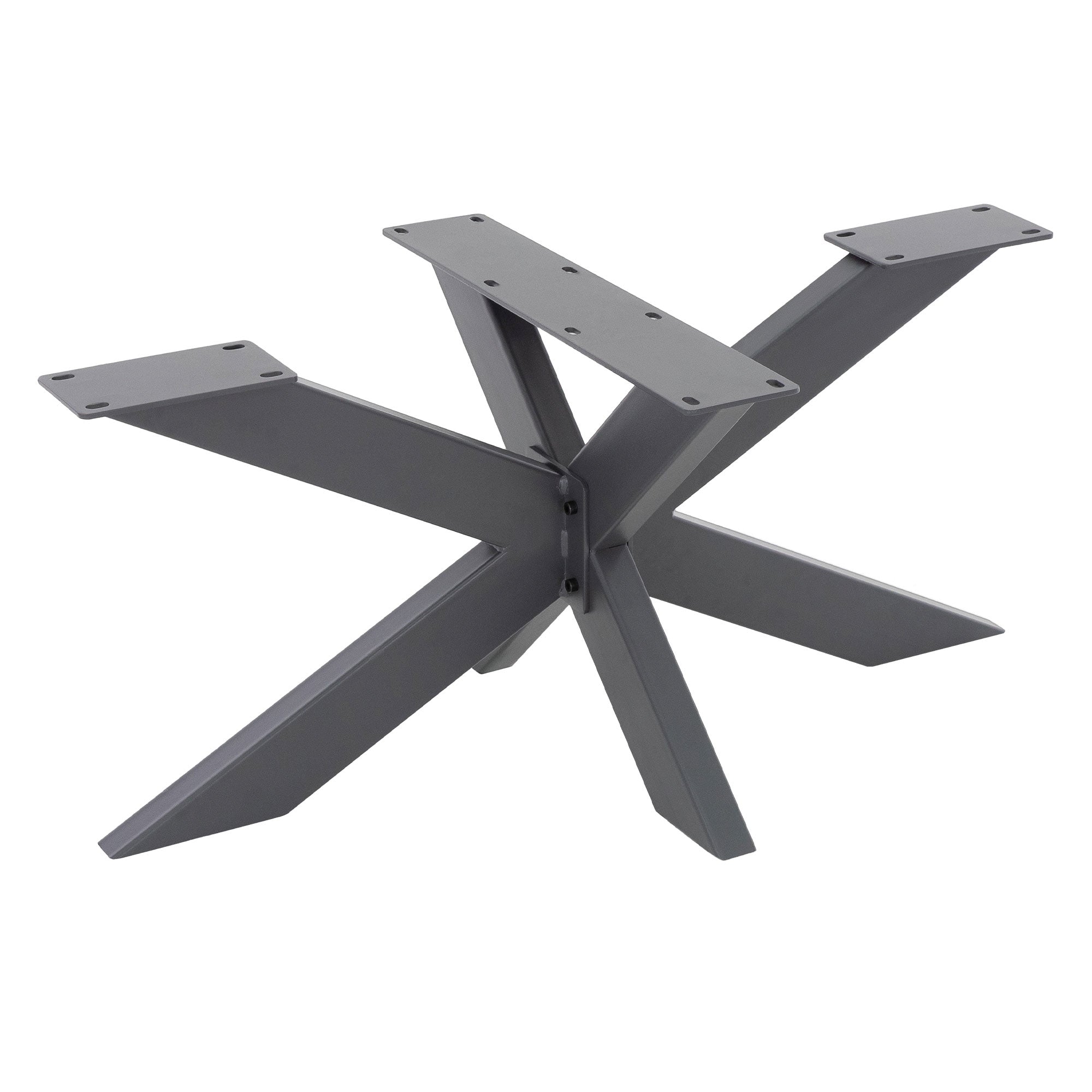 ML-Design pied table acier noir XX 150x78x71 cm 150 kg