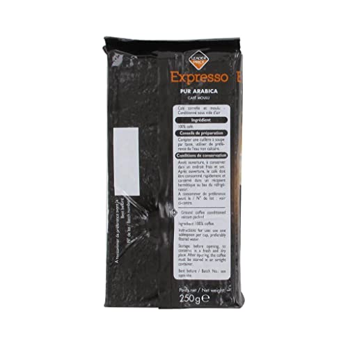 Leader Price Petit-déjeuner Expresso pur arabica café moulu 250g